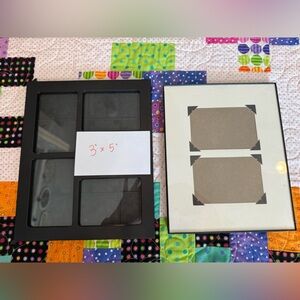 Black and White Picture Frames Set